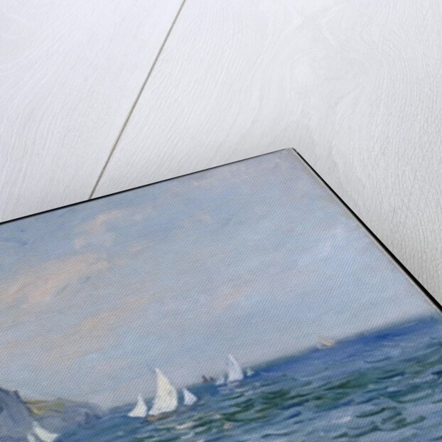 Cliffs and Sailboats at Pourville by Claude Monet