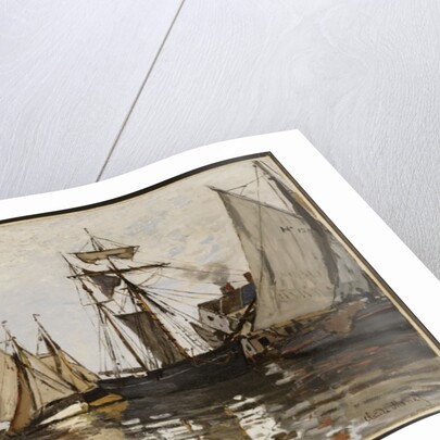 The Port of Honfleur, c.1865 by Claude Monet