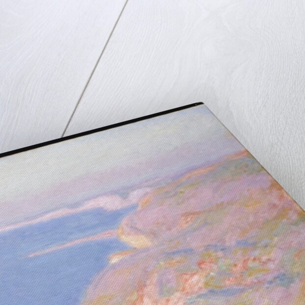 On the Cliffs near Dieppe, Sunset, 1897 by Claude Monet