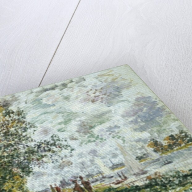 La Berge du Petit-Gennevilliers, c.1875 by Claude Monet