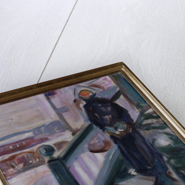 Woman on the Veranda by Edvard Munch