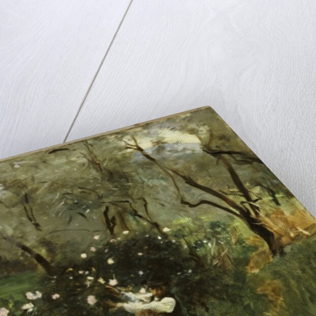 Gathering Flowers at Twilight by John Singer Sargent