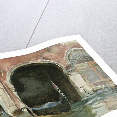 Venetian Canal by John Singer Sargent