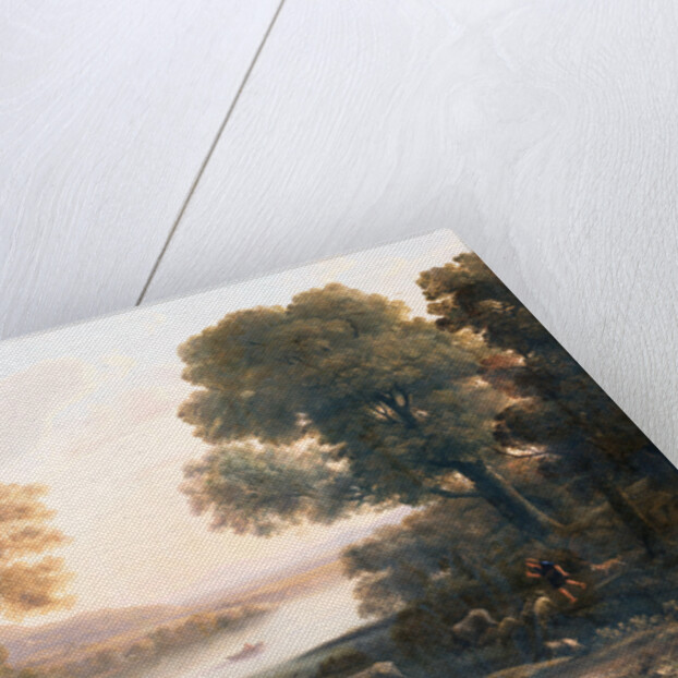 A Pastoral Landscape with Ruined Temple, c.1638 by Claude Lorrain (1600-82)