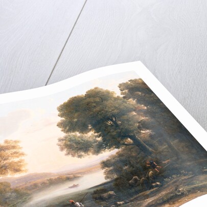 A Pastoral Landscape with Ruined Temple, c.1638 by Claude Lorrain (1600-82)