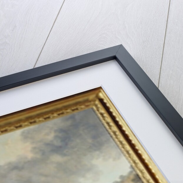 A Mountainous Landscape with an Obelisk by Hubert Robert