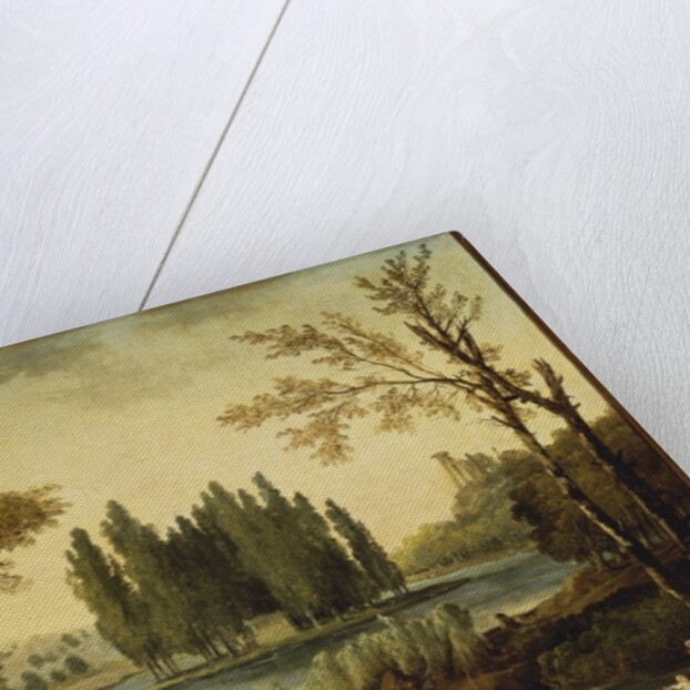 The Tomb of Jean-Jacques Rousseau at Ermenonville, 1802 by Hubert Robert