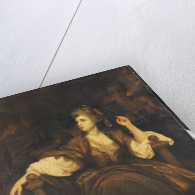 Mrs. Siddons as 'The Tragic Muse' by Joshua (studio of) Reynolds