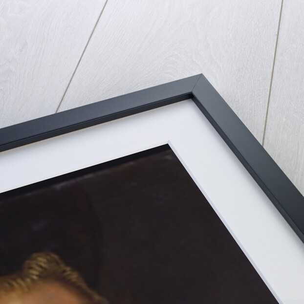 Portrait of a lady, bust length in a green dress with a white collar by Jacopo Robusti (circle of) Tintoretto