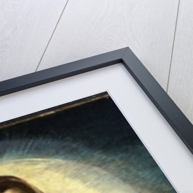 The Madonna and Child in a mandorla on a crescent moon and clouds, with the book of wisdom by Jacopo Robusti Tintoretto