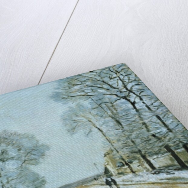 The Road, Snow Effect, 1876 by Alfred Sisley