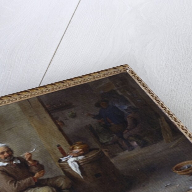 A Peasant Smoking in an inn by David the Younger Teniers