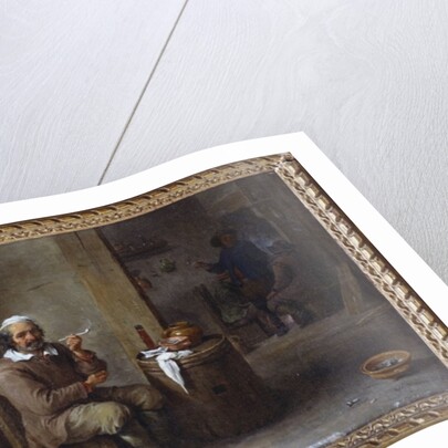 A Peasant Smoking in an inn by David the Younger Teniers