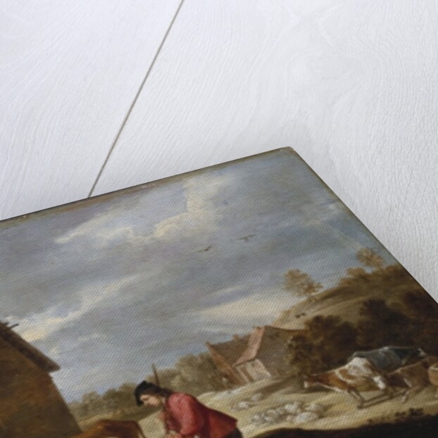 A Milkmaid and a Shepherd Outside a Cottage, late 1640s by David the Younger Teniers