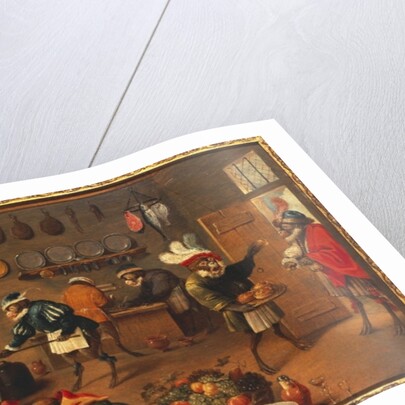 The Monkey Cooks by David the Younger (follower of) Tenier