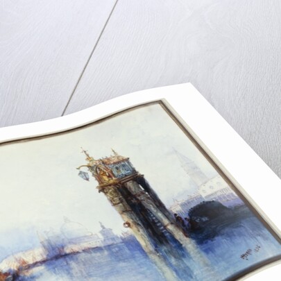 On the Canal, 1896 by Thomas Moran