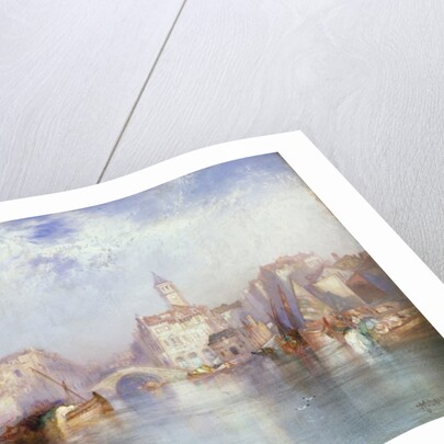 Venetian Canal, 1896 by Thomas Moran