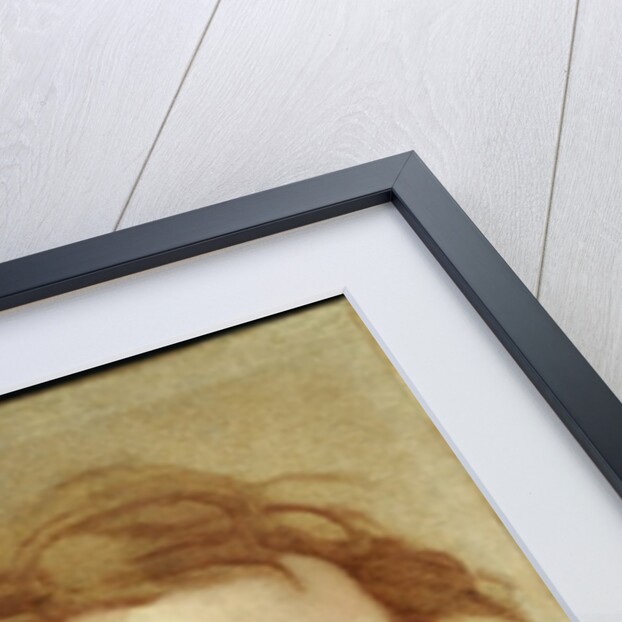 Portrait of the artist, bust length by George Romney