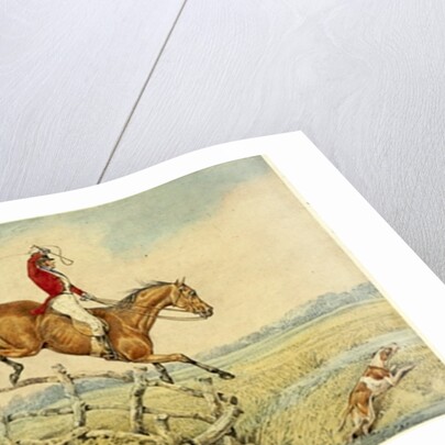 Taking a Fence by Henry Thomas Alken