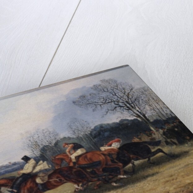 An Incident in the Wakefield Steeplechase by Henry Thomas Alken