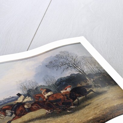 An Incident in the Wakefield Steeplechase by Henry Thomas Alken