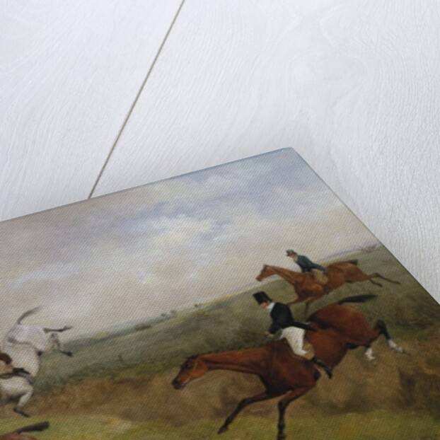 The Grand Leicestershire Steeplechase, March 12th, 1829: Dick Christian's Last Fall - Commonly Called 'A Header' by Henry Thomas Alken