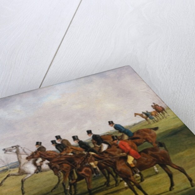 The Grand Leicestershire Steeplechase, March 12, 1829: The Start by Henry Thomas Alken