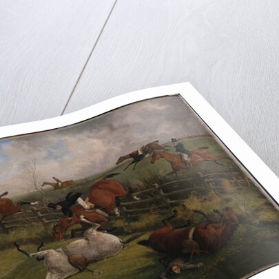 The Grand Leicestershire Steeplechase, March 12th, 1829: A Rich Scene and Such as No Other Country Can Exhibit by Henry Thomas Alken