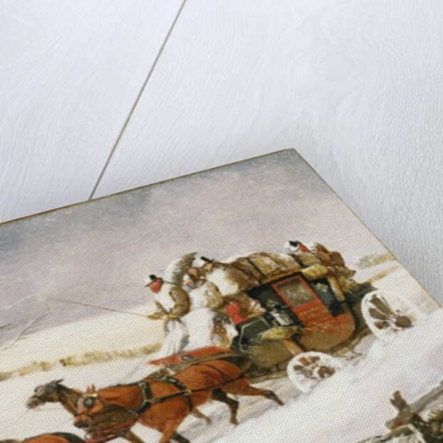 The Dover to London Coach: In Winter by Henry Thomas Alken