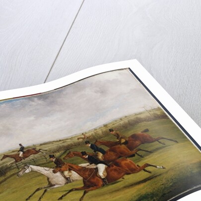 The Grand Leicestershire Steeplechase, March 12th, 1829: The Field Becomes Select by Henry Thomas Alken