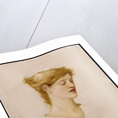 The Head of a Woman by Edward Coley Burne-Jones