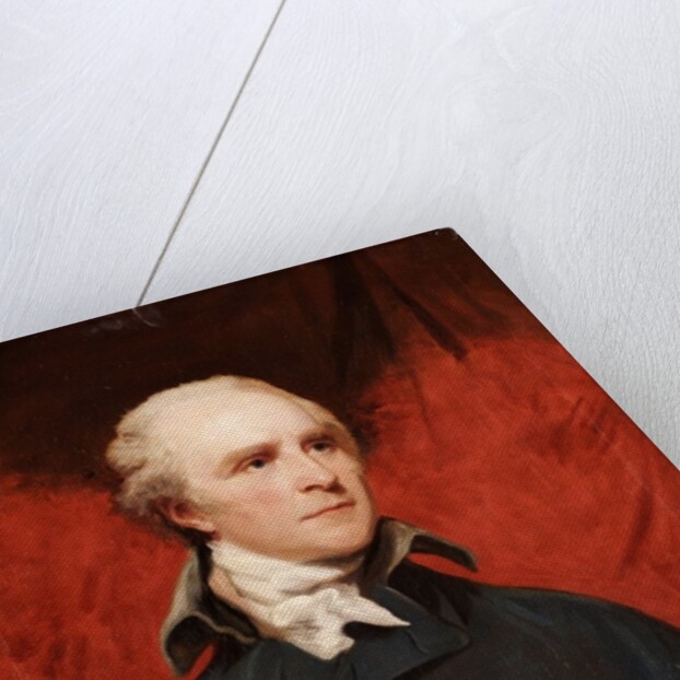 Portrait of the Rt. Hon. Thomas Grenville, M.P., half-length, in a grey coat and a white cravat by John Hoppner