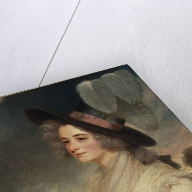 Portrait of Miss Elizabeth Beresford, half length by John Hoppner