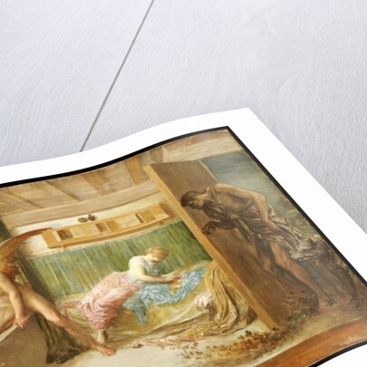 When Poverty comes in at the Door, Love flies out at the Window, 1879 by George Frederic Watts