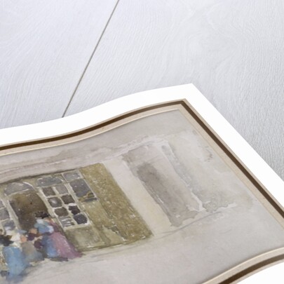 Women and Children at a Shop Door, c.1888 by James Abbott McNeill Whistler