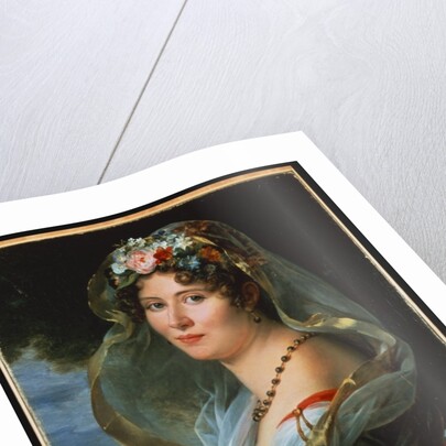 Portrait of Constance Ossolinska Lubienska by Francois Pascal Simon Baron Gerard