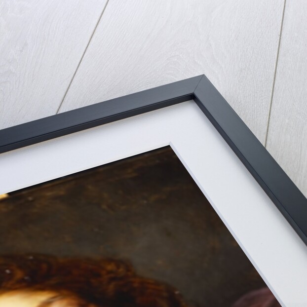 A young woman, bust length by Jean Baptiste Greuze