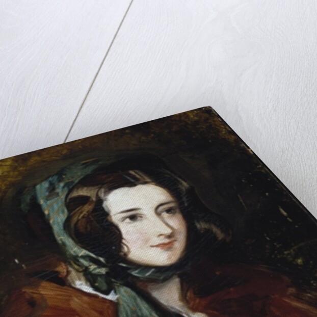 A portrait study of Lady Harriet Hamilton by Edwin Landseer