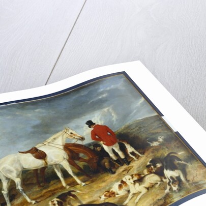 Hunters and Hounds, 1823 by Edwin Landseer