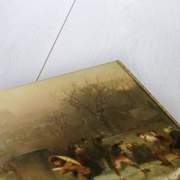 The Slide Below the Castle, Edinburgh, 1854 by John Ritchie