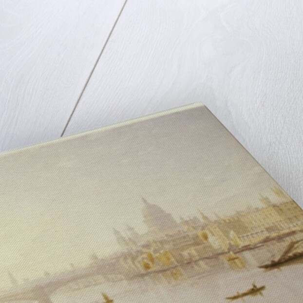 Southwark Bridge and St. Paul's Cathedral from London Bridge by George Fennel Robson