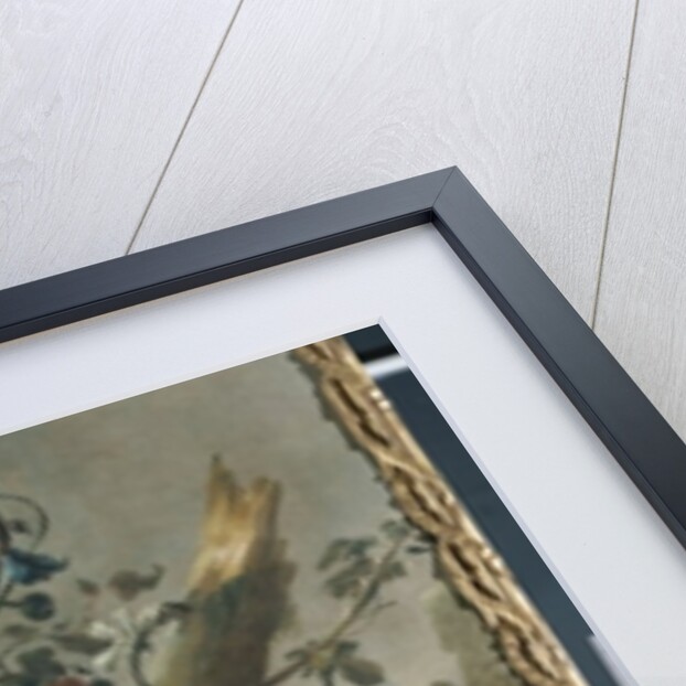 Flowers in a Sculpted Urn, with Melons and Parrot by Francesco Guardi