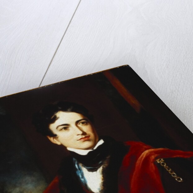 Portrait of John George Lambton, Ist Earl Of Durham, GCB, MP, in a Dark Coat, with a Cape and a White Stock by Thomas Lawrence