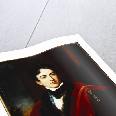 Portrait of John George Lambton, Ist Earl Of Durham, GCB, MP, in a Dark Coat, with a Cape and a White Stock by Thomas Lawrence