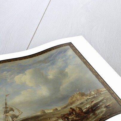 The 78-Ton Brigantine 'The Advocate' off St. Helier, Jersey, 1749 by John Wilson Carmichael