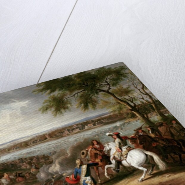 King Louis XIV of France Crossing the Rhine, 12th June 1672 by Adam Frans van der Meulen