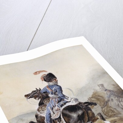 Artillery Officer Galloping to the Left by Theodore Gericault