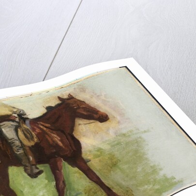 Sketch for 'Cowboys in the Badlands' by Thomas Cowperthwait Eakins