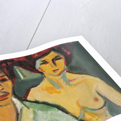 Self Portrait with Model, 1905 by Ernst Ludwig Kirchner