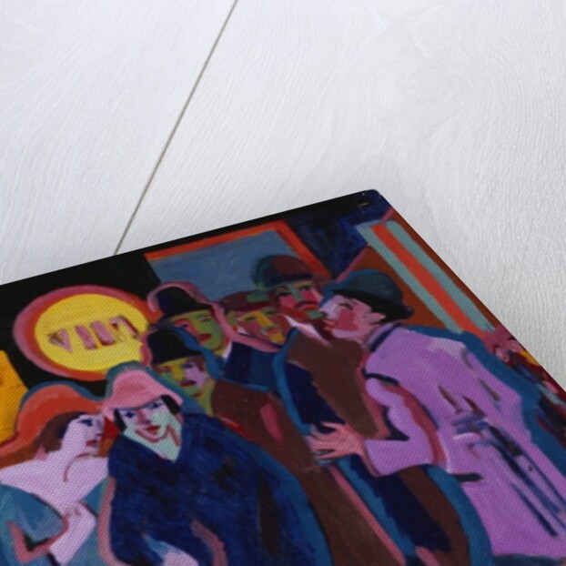 A Night-time Street Scene, 1925 by Ernst Ludwig Kirchner